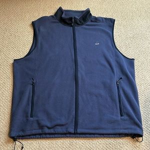 Navy Vineyard Vines fleece vest